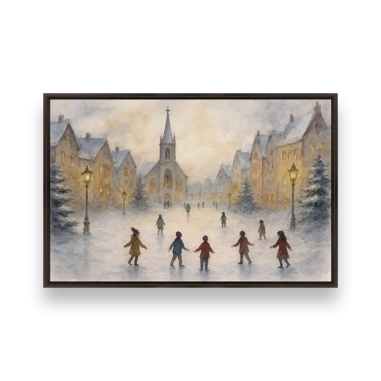 [Color:Espresso], Picture of art in a Espresso frame