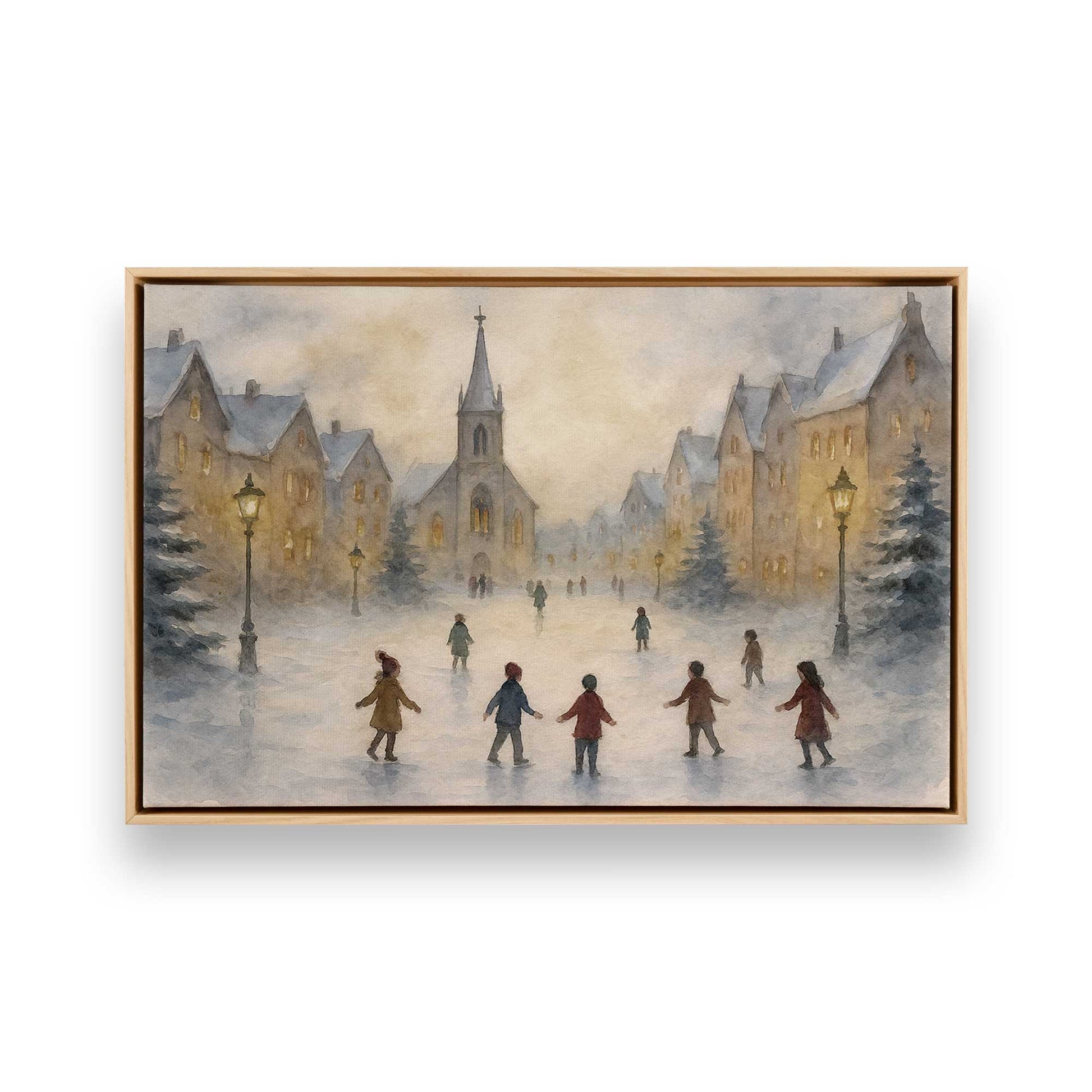 [Color:American Maple], Picture of art in a American Maple frame