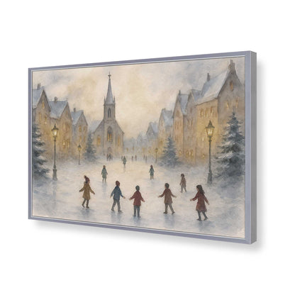 [Color:Polished Chrome], Picture of art in a Polished Chrome frame of the corner