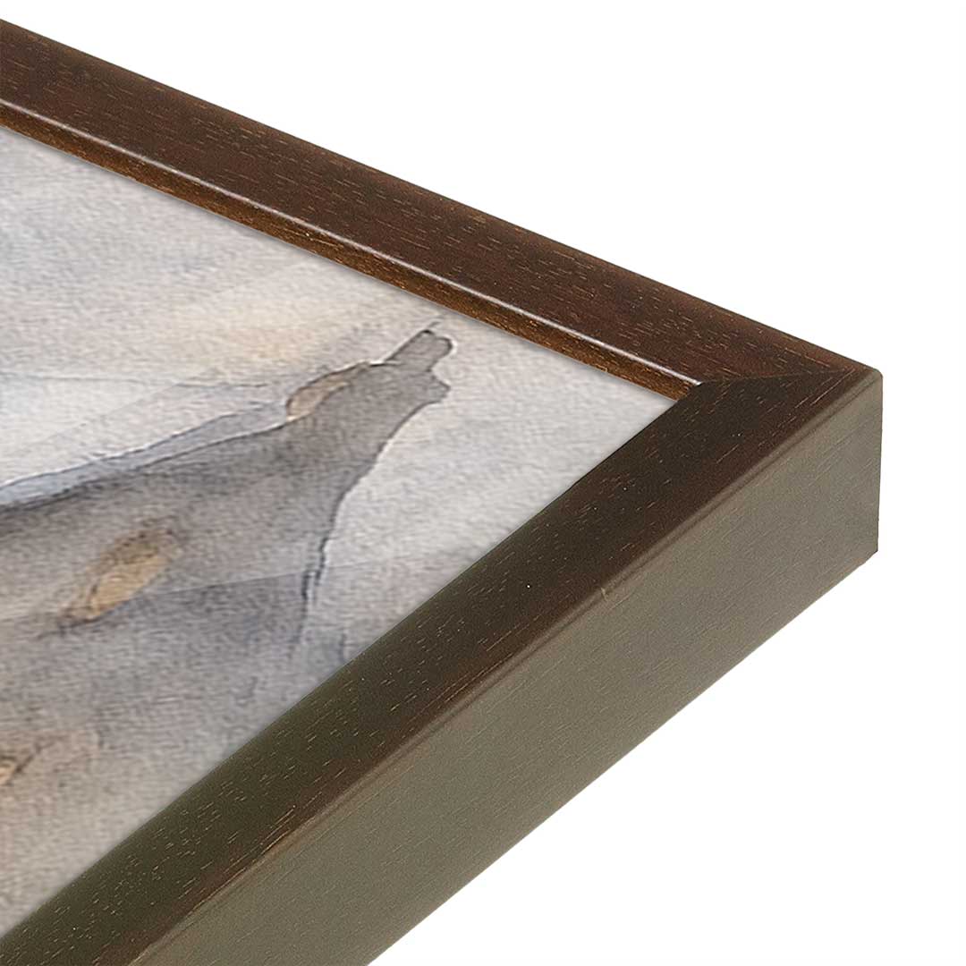 [Color:Belvinder Brown], Picture of art in a Belvinder Brown frame at an angle