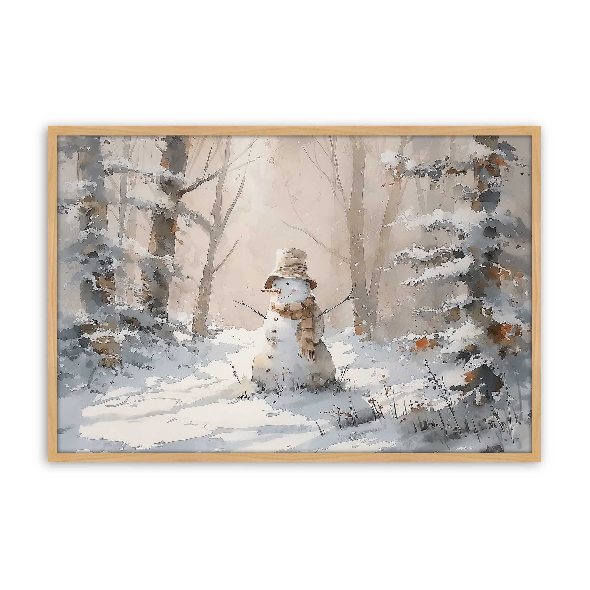 [Color:American Maple], Picture of art in a American Maple frame