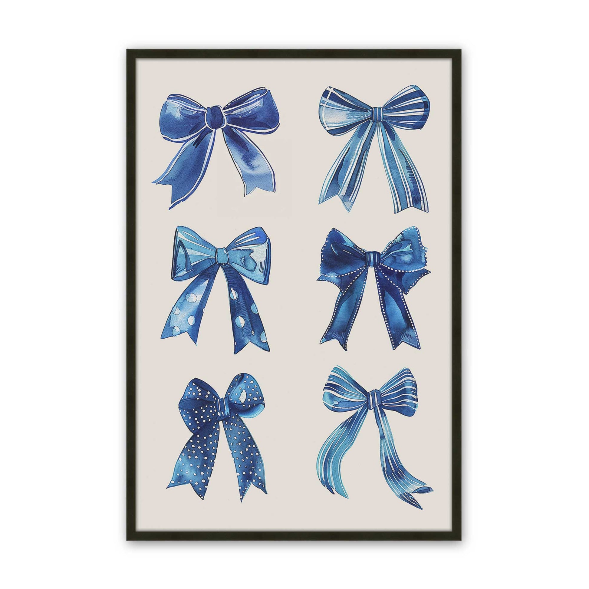 [Color:Satin Black], Picture of art in a Satin Black frame