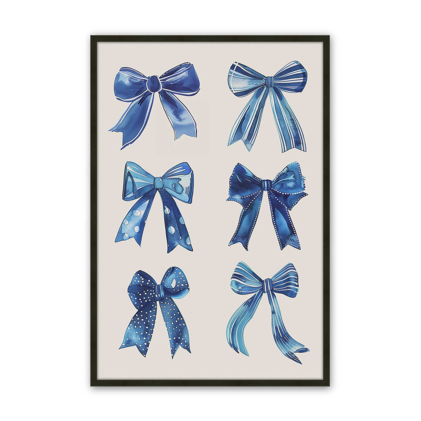 [Color:Satin Black], Picture of art in a Satin Black frame