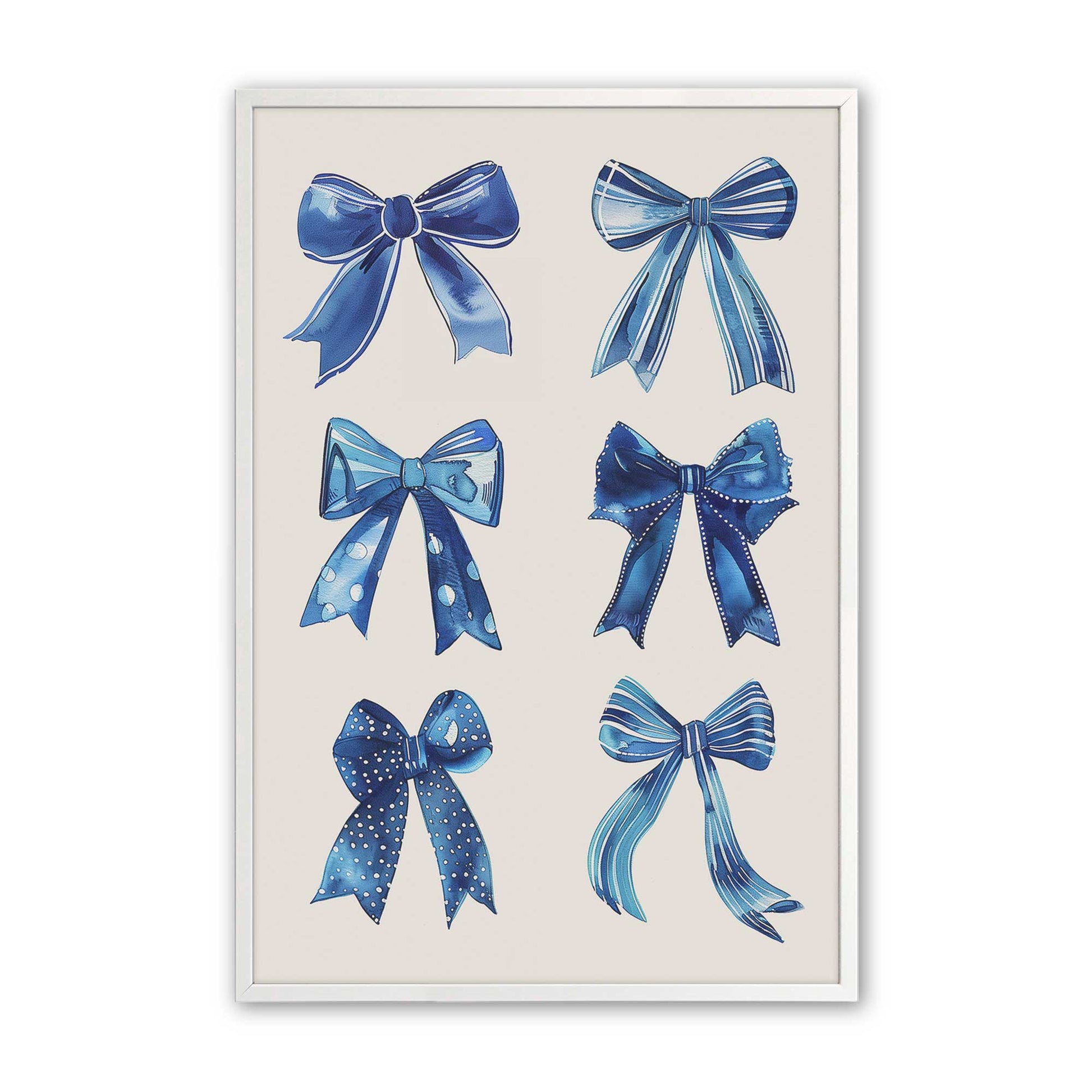 [Color:Opaque White], Picture of art in an Opaque White frame