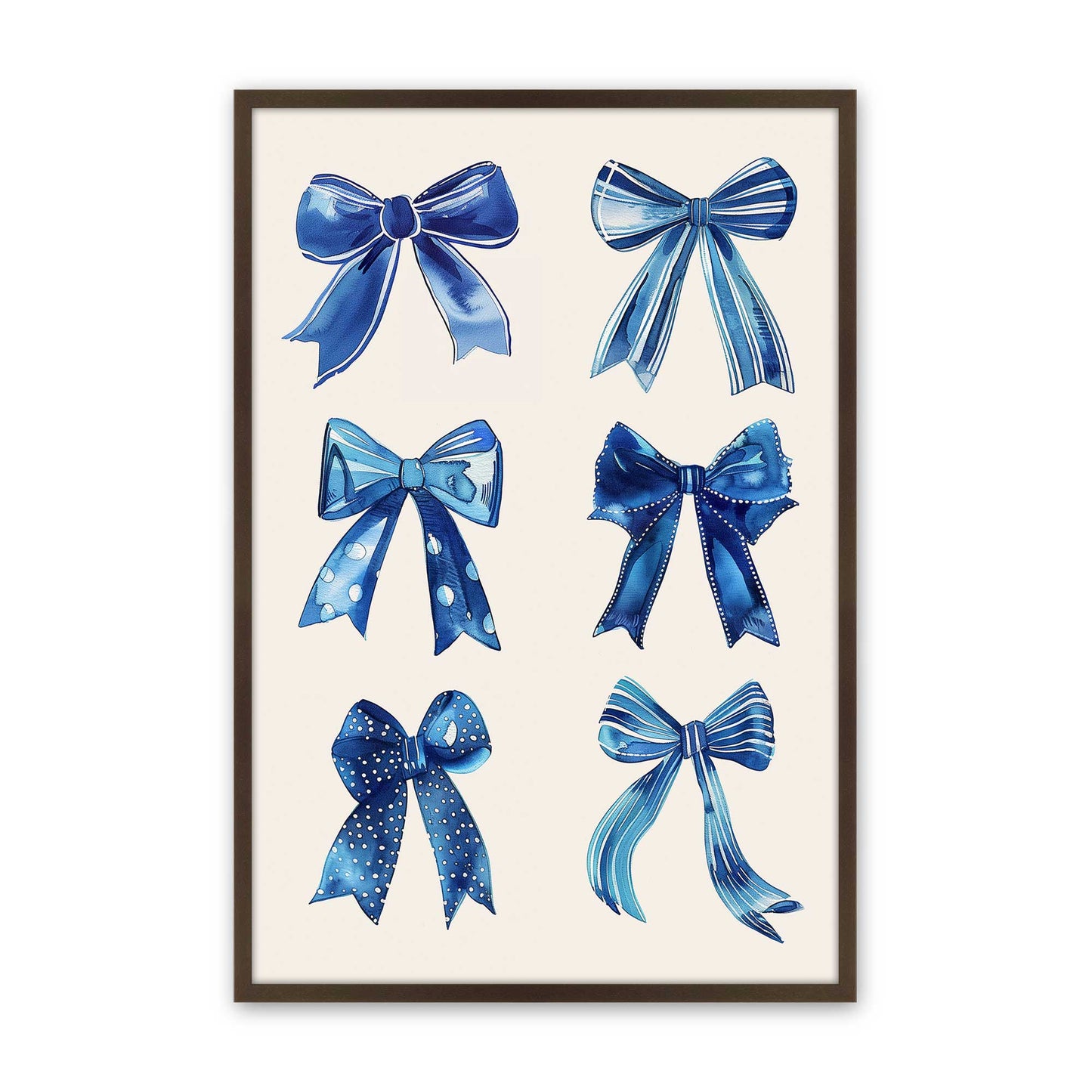 [Color:Belvinder Brown], Picture of art in a Belvinder Brown frame