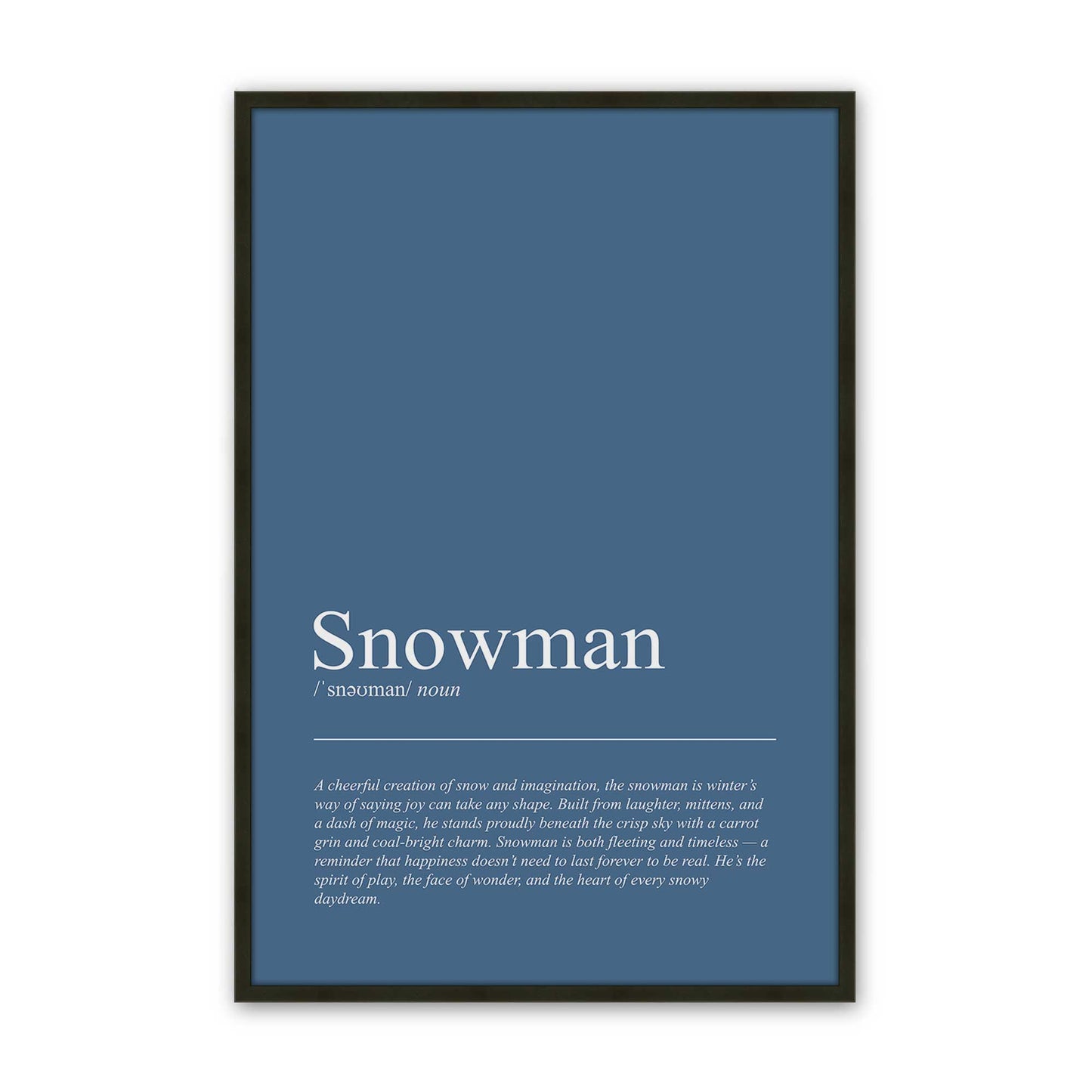 [Color:Satin Black], Picture of art in a Satin Black frame