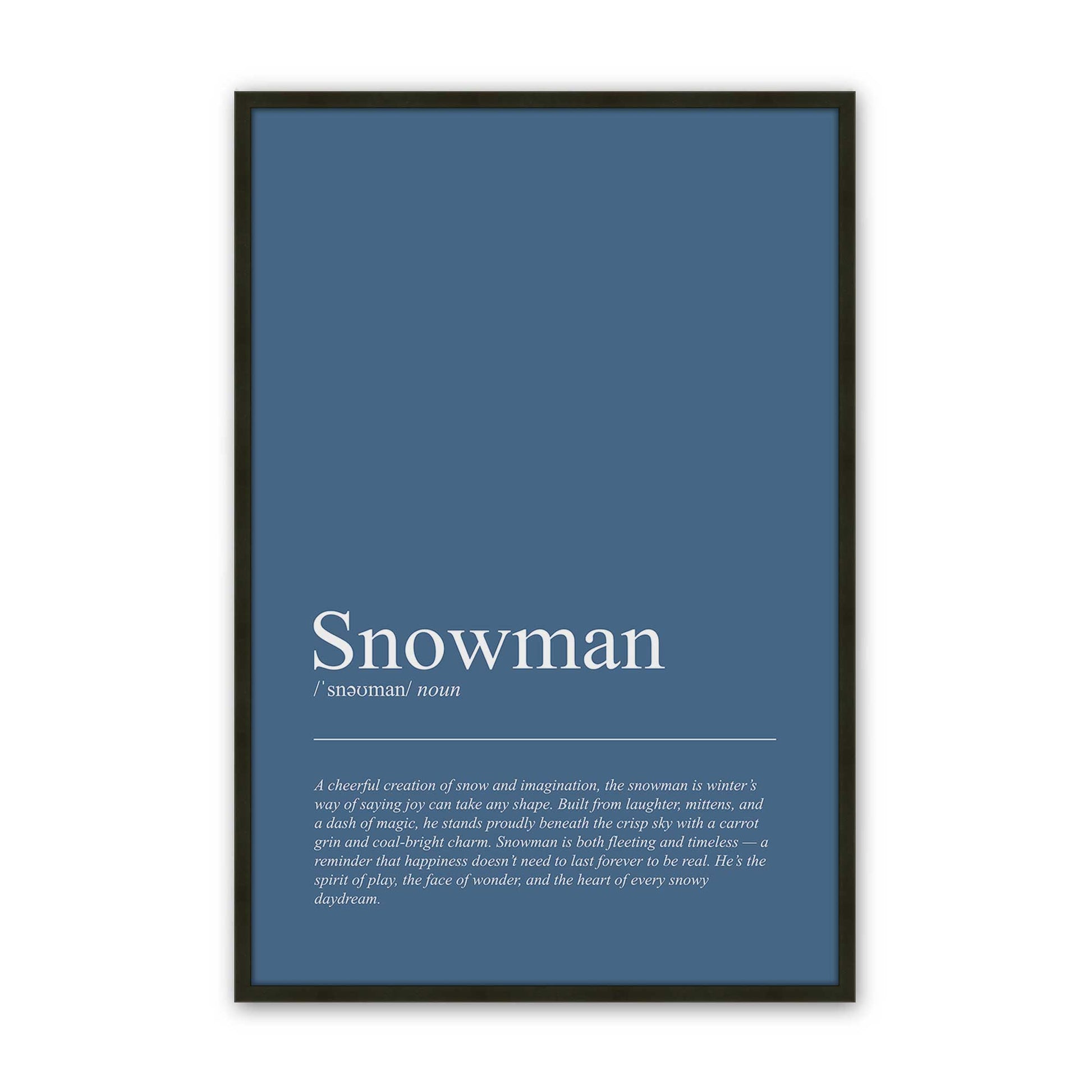 [Color:Satin Black], Picture of art in a Satin Black frame