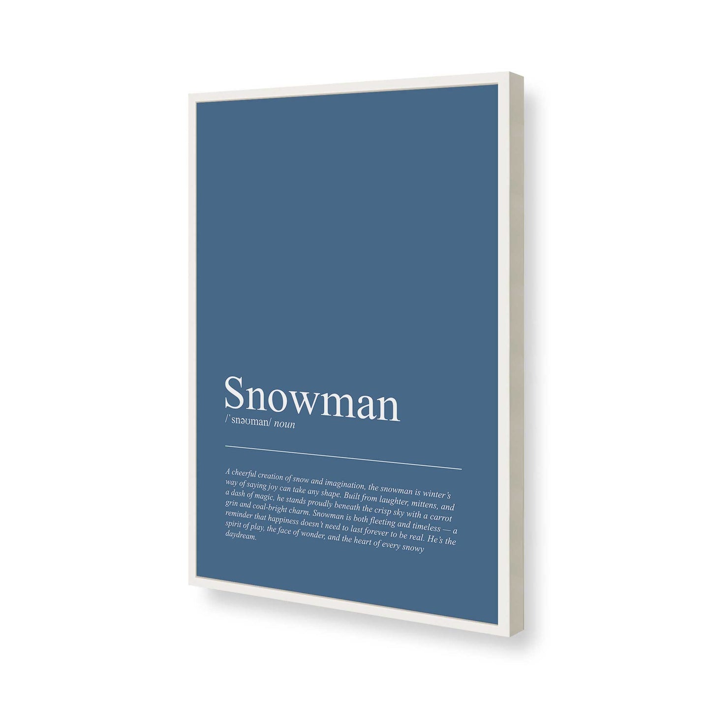 [Color:Opaque White], Picture of art in a Opaque White frame of the corner