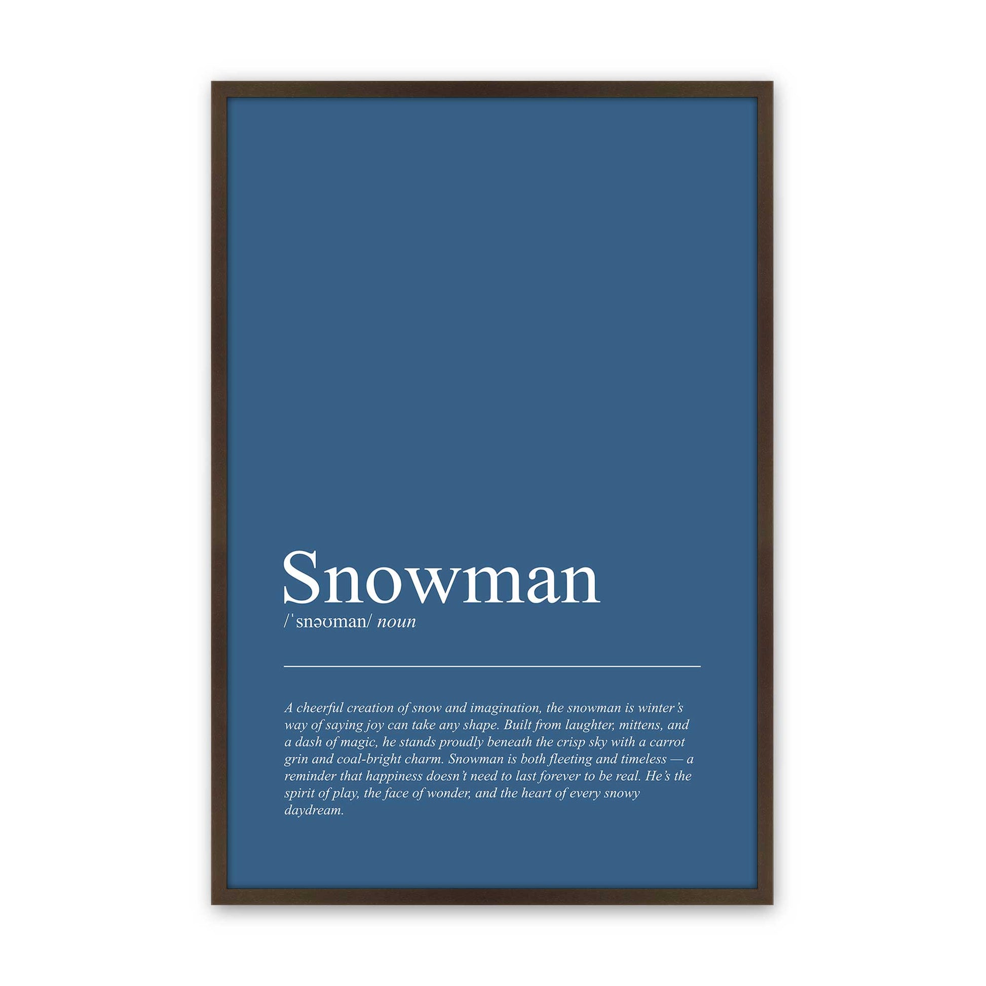 [Color:Belvinder Brown], Picture of art in a Belvinder Brown frame