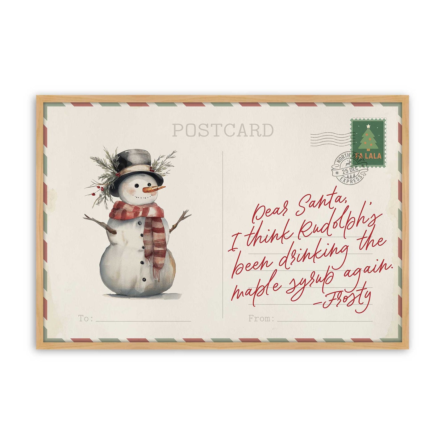 [Color:American Maple], Picture of art in a American Maple frame