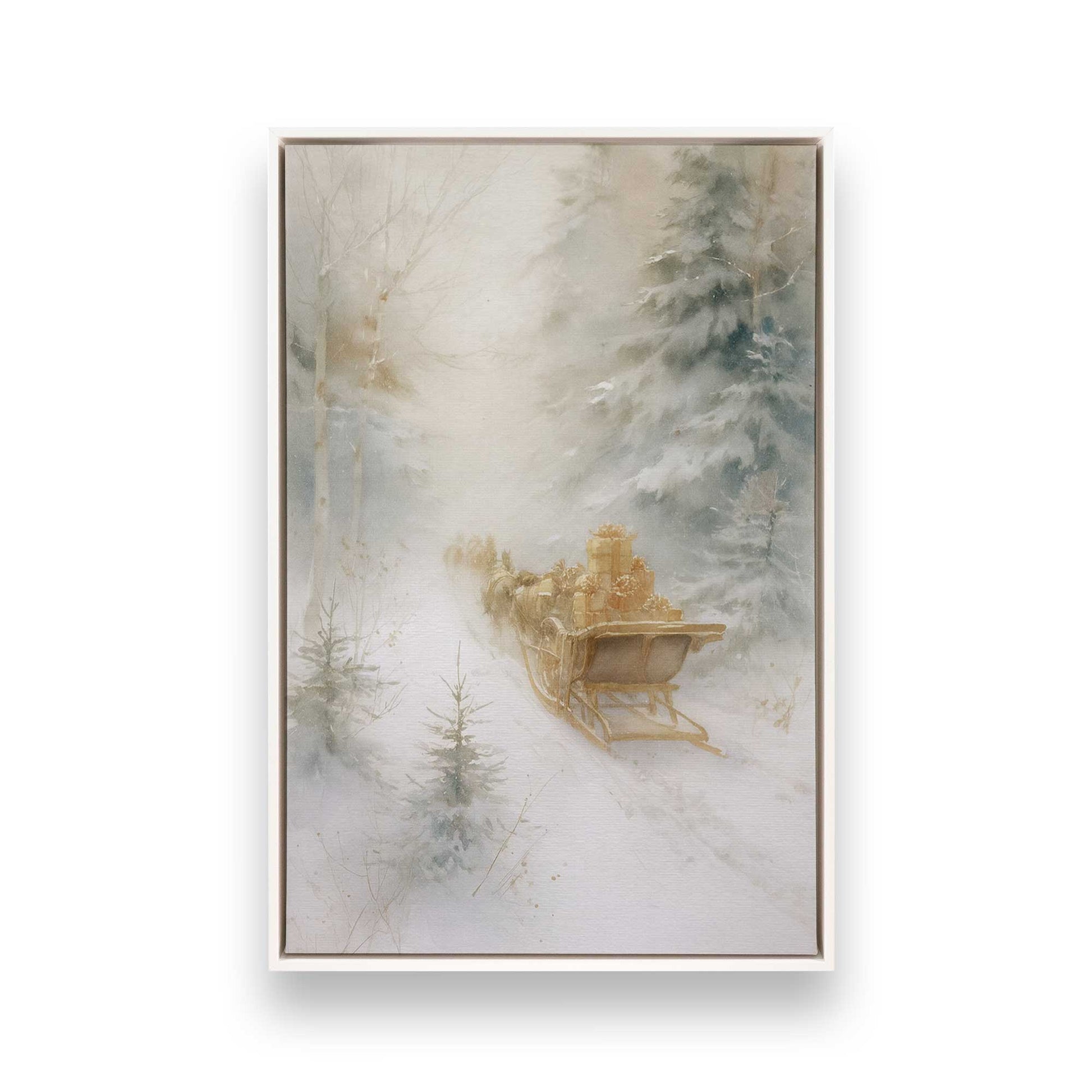 [Color:Opaque White], Picture of art in a White frame
