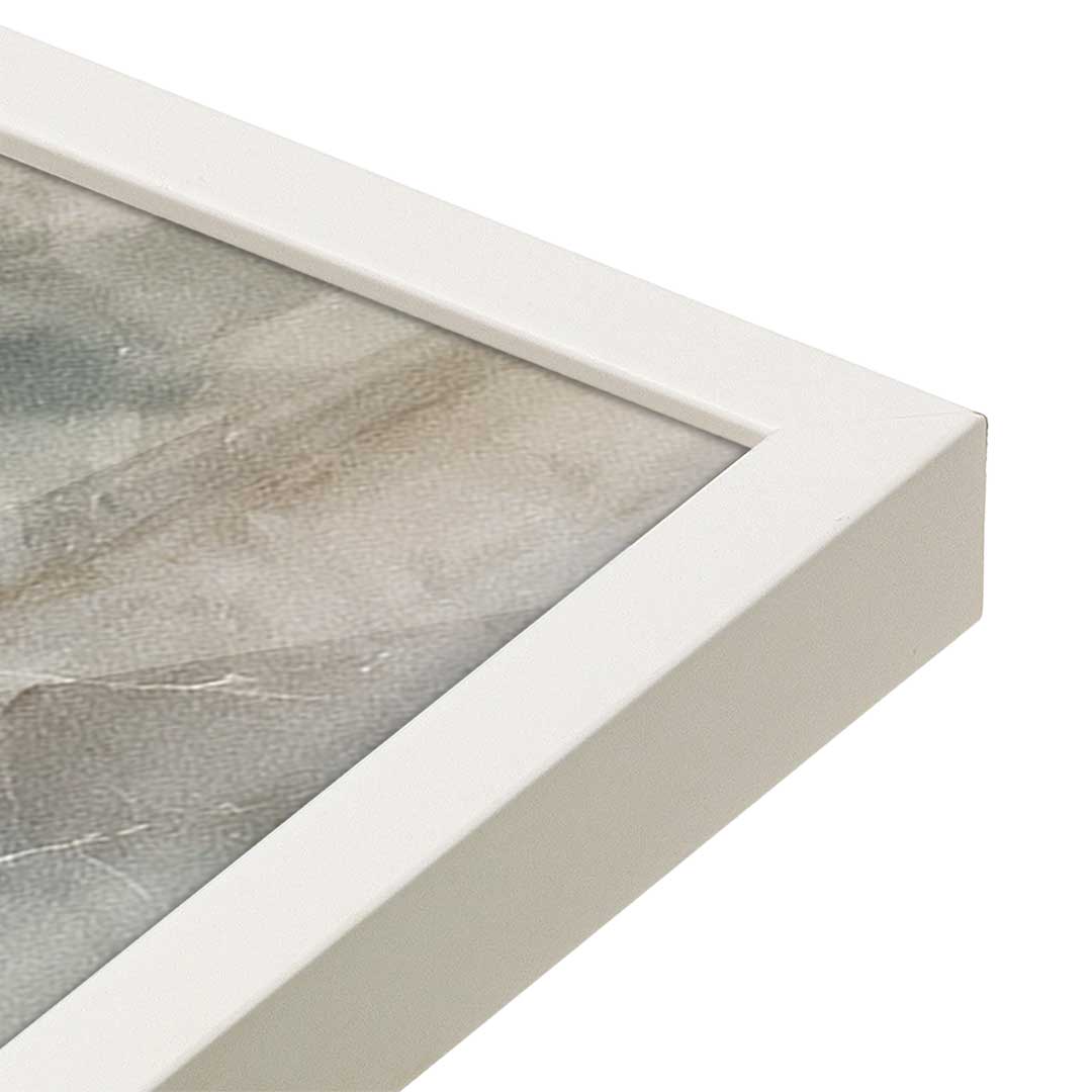 [Color:Opaque White], Picture of art in a Opaque White frame at an angle