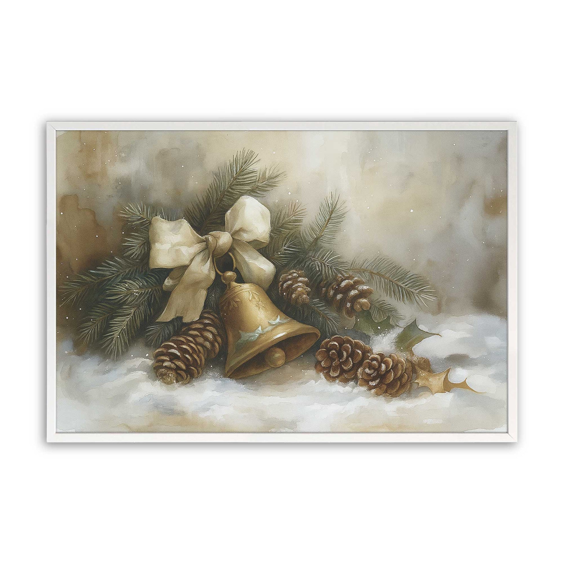 [Color:Opaque White], Picture of art in a Opaque White frame