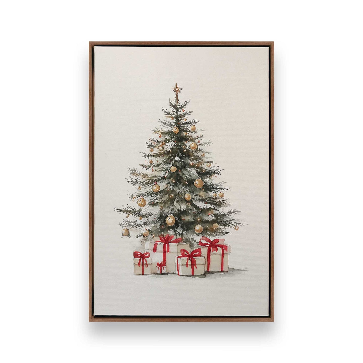 [Color:Walnut], Picture of art in a Walnut frame