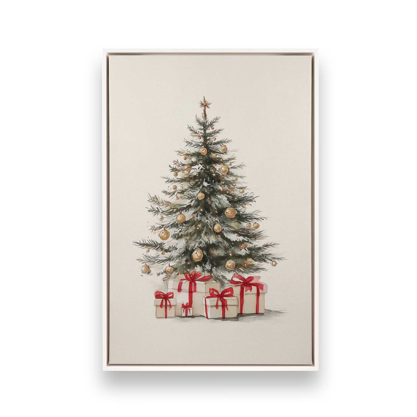 [Color:Opaque White], Picture of art in a White frame