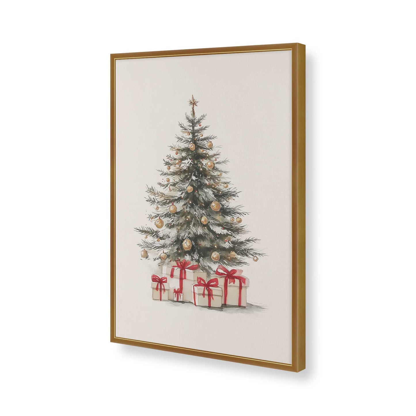 [Color:Polished Gold], Picture of art in a Polished Gold frame of the corner