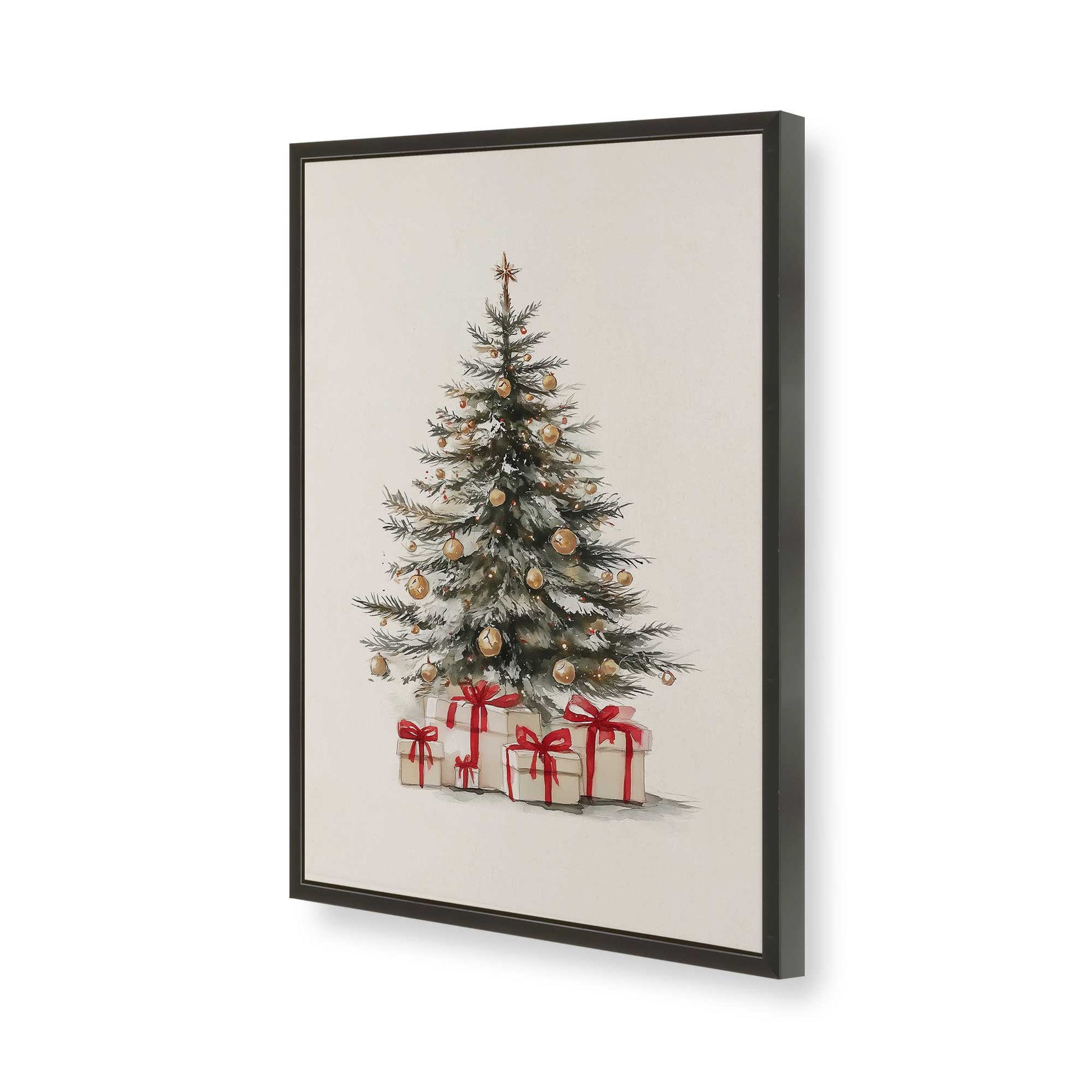 [Color:Satin Black], Picture of art in a Satin Black frame of the corner