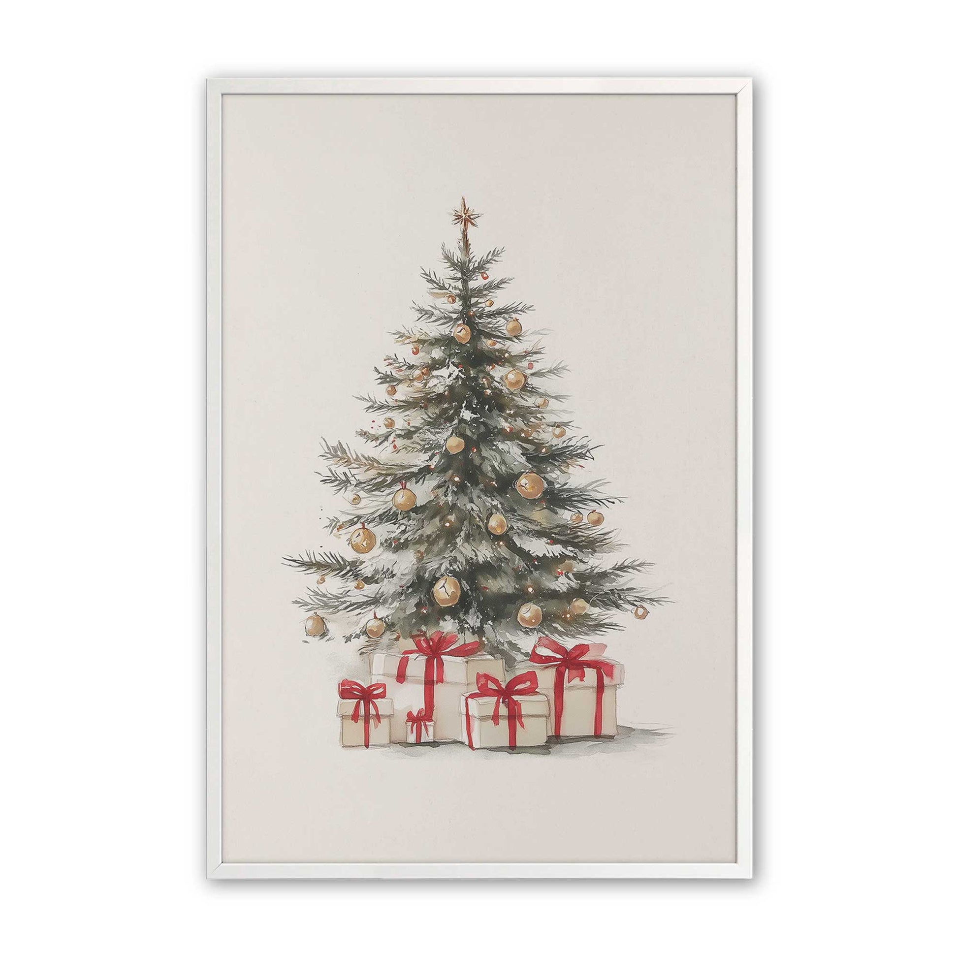 [Color:Opaque White], Picture of art in an Opaque White frame