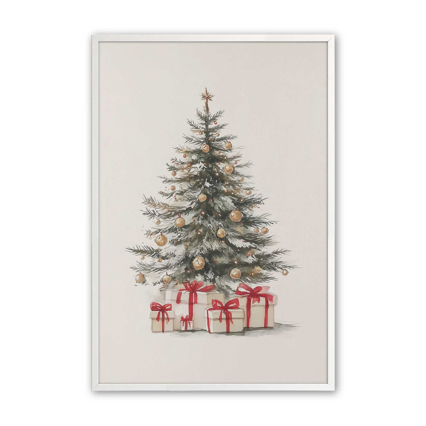 [Color:Opaque White], Picture of art in an Opaque White frame