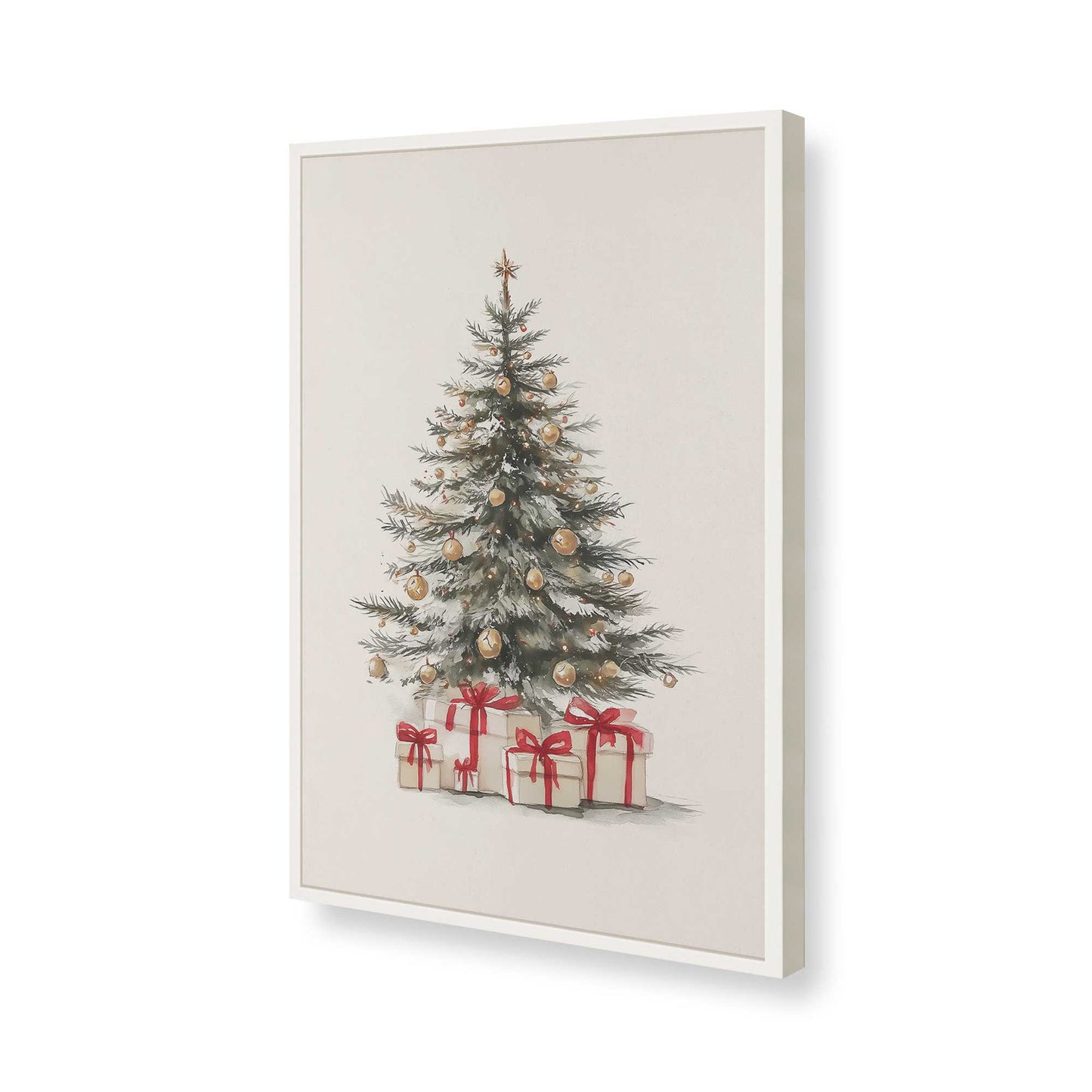 [Color:Opaque White], Picture of art in a Opaque White frame of the corner