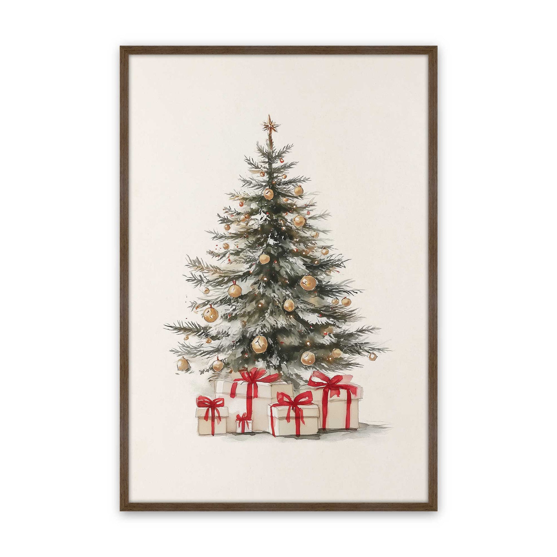 [Color:Walnut], Picture of art in a Walnut frame