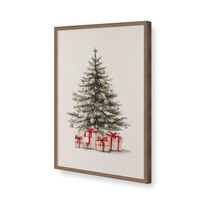 [Color:Walnut], Picture of art in a Walnut frame of the corner