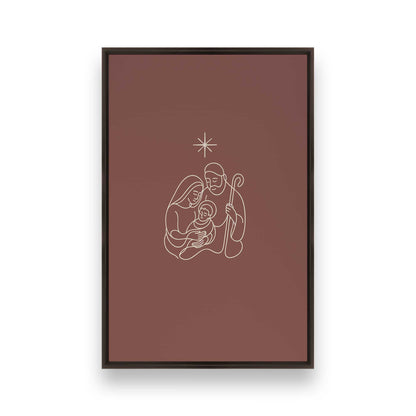 [Color:Espresso], Picture of art in an Espresso frame