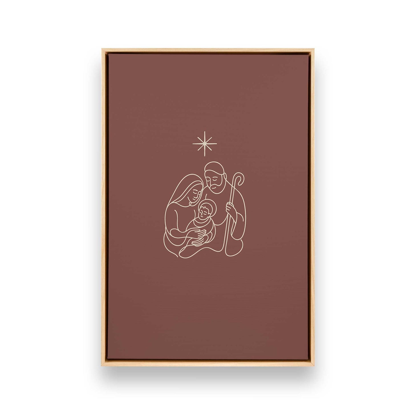 [Color:American Maple], Picture of art in an American Maple frame