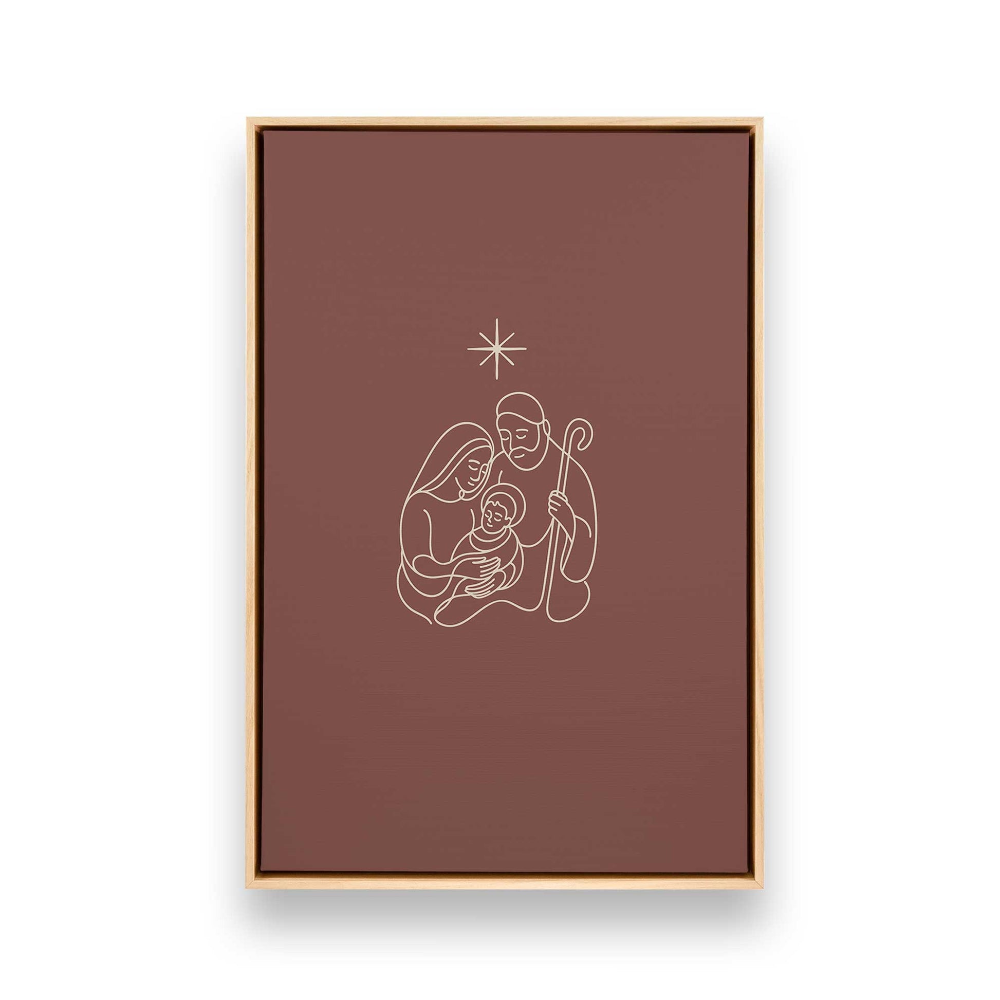 [Color:American Maple], Picture of art in an American Maple frame