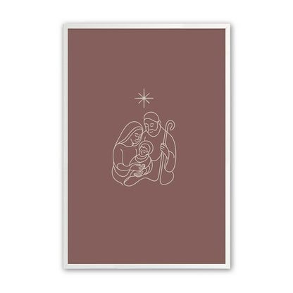 [Color:Opaque White], Picture of art in an Opaque White frame