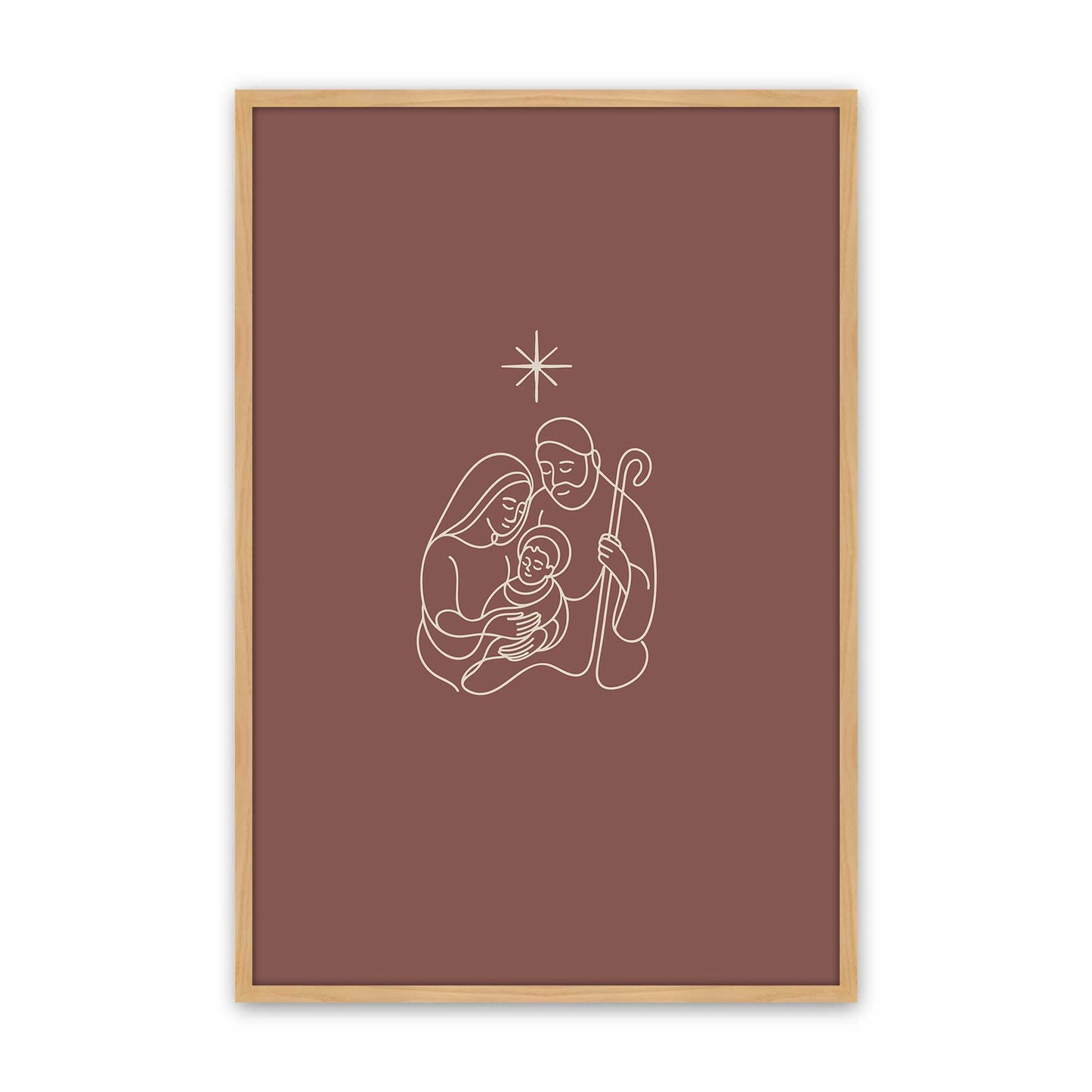 [Color:American Maple], Picture of art in an American Maple frame