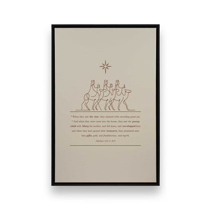 [Color:Satin Black], Picture of art in a Satin Black frame