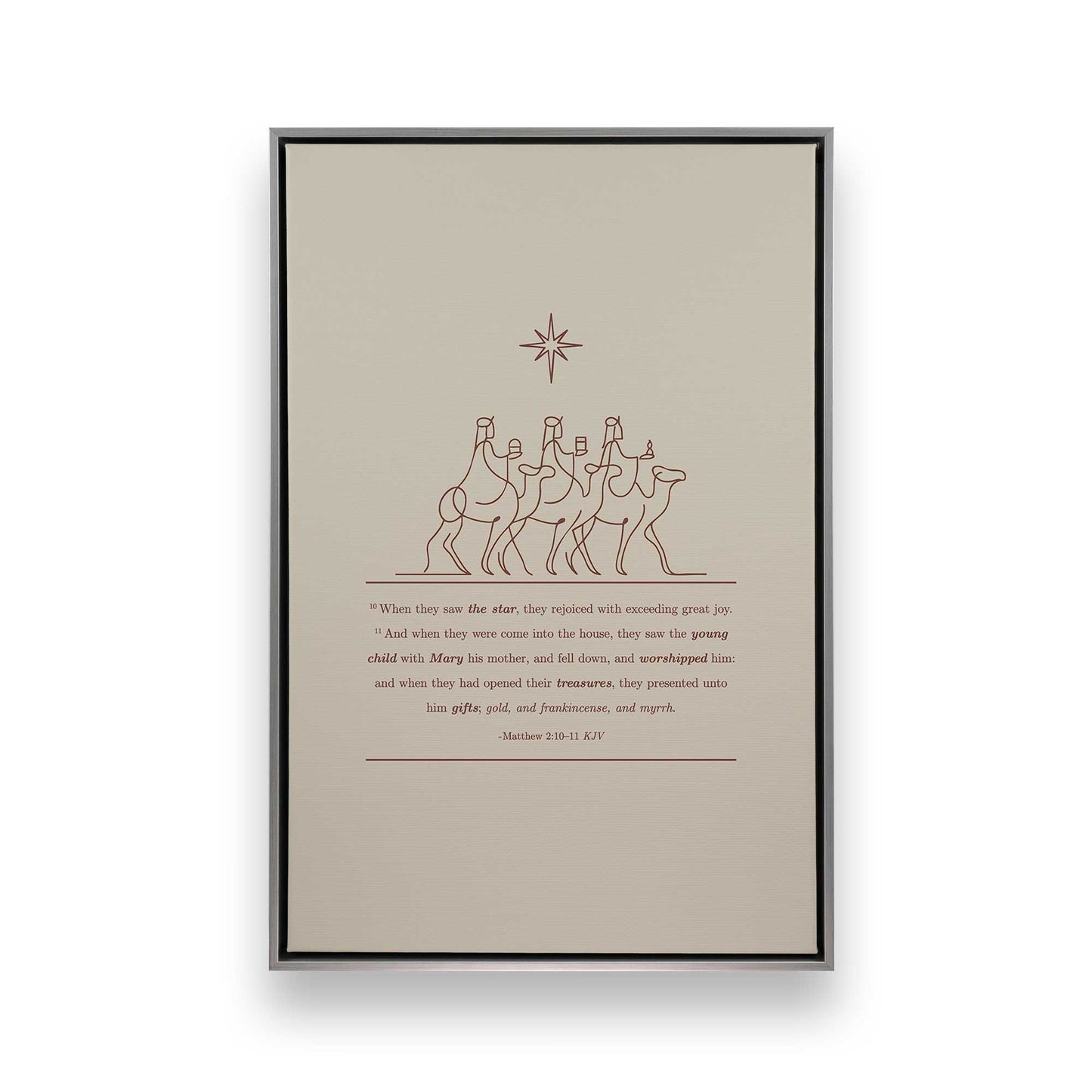 [Color:Polished Chrome], Picture of art in a Polished Chrome frame