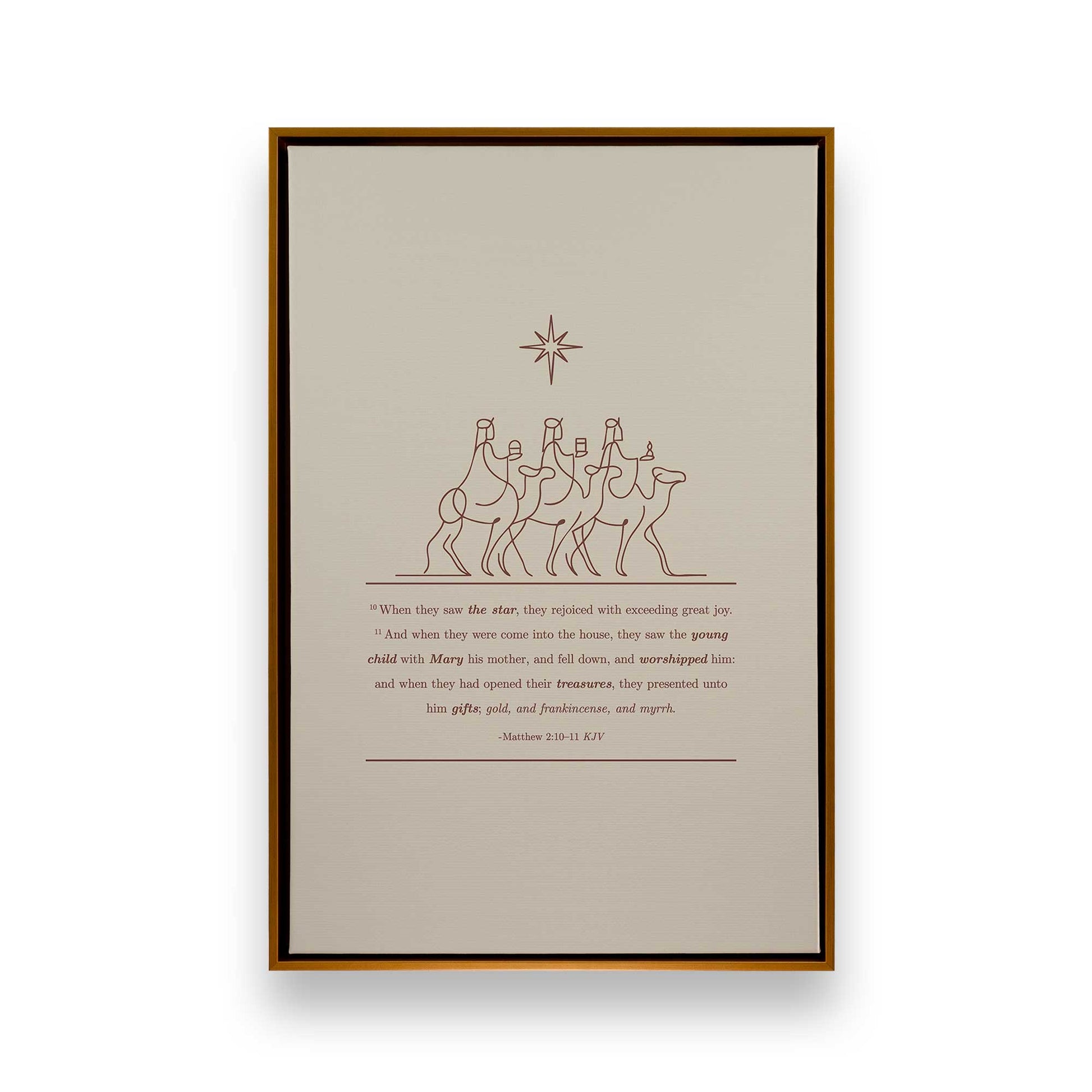 [Color:Polished Gold], Picture of art in a Polished Gold frame