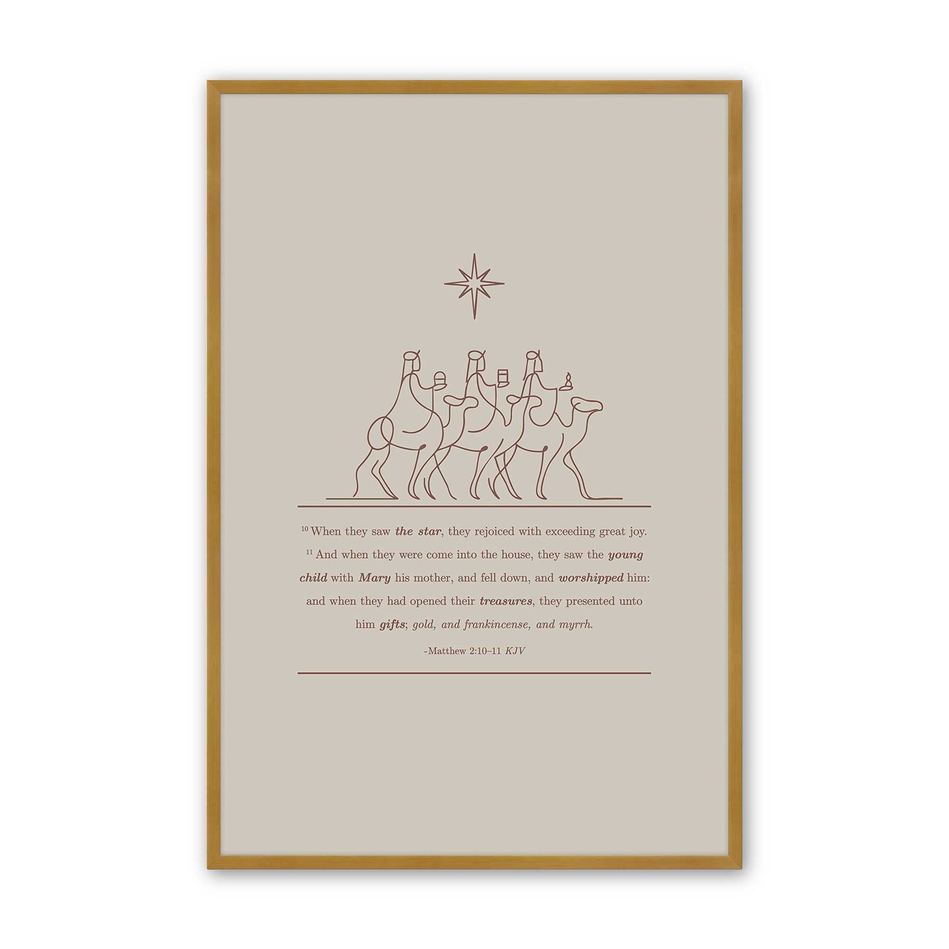 [Color:Polished Gold], Picture of art in a Polished Gold frame