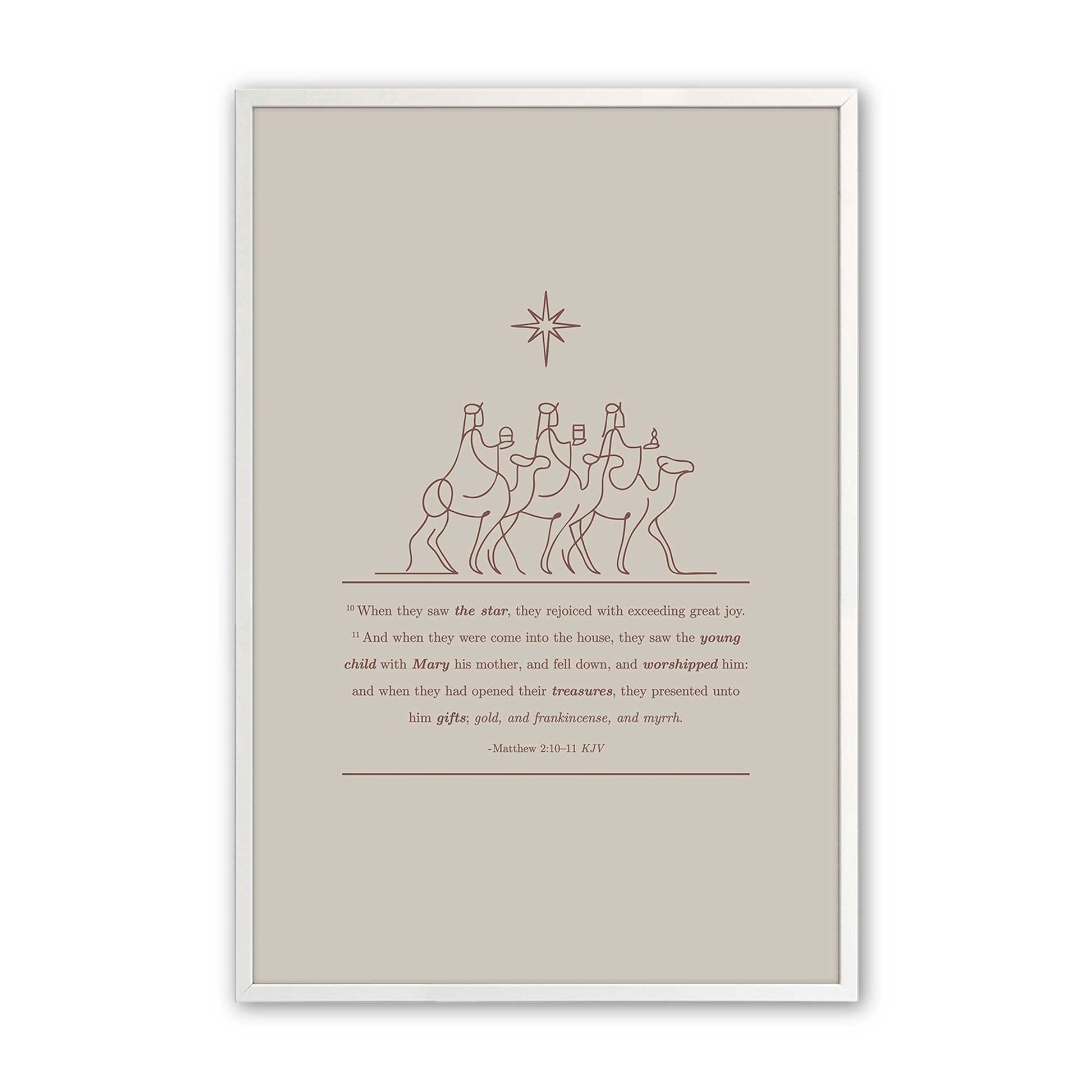 [Color:Opaque White], Picture of art in an Opaque White frame