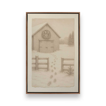 [Color:Walnut], Picture of art in a Walnut frame