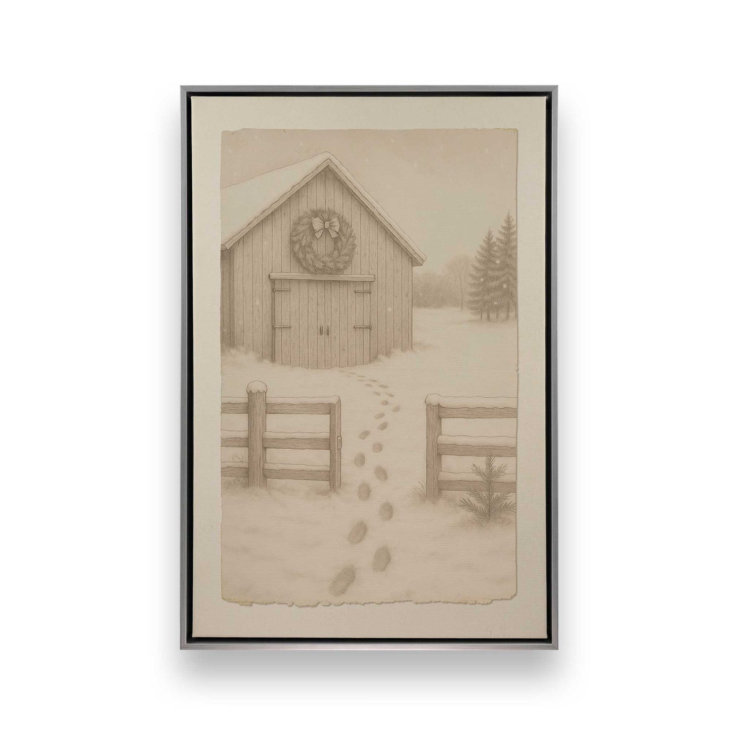 [Color:Polished Chrome], Picture of art in a Polished Chrome frame