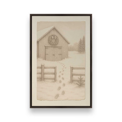 [Color:Espresso], Picture of art in an Espresso frame