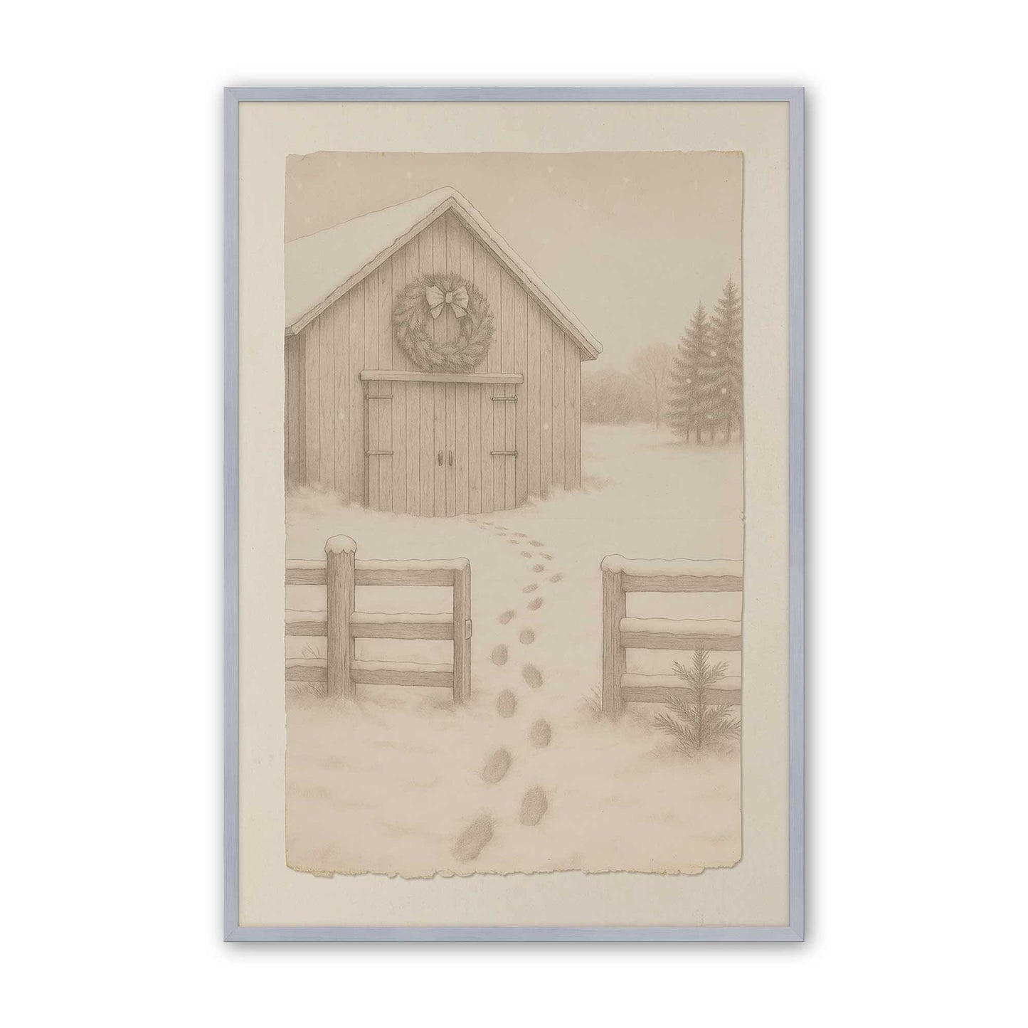 [Color:Polished Chrome], Picture of art in a Polished Chrome frame