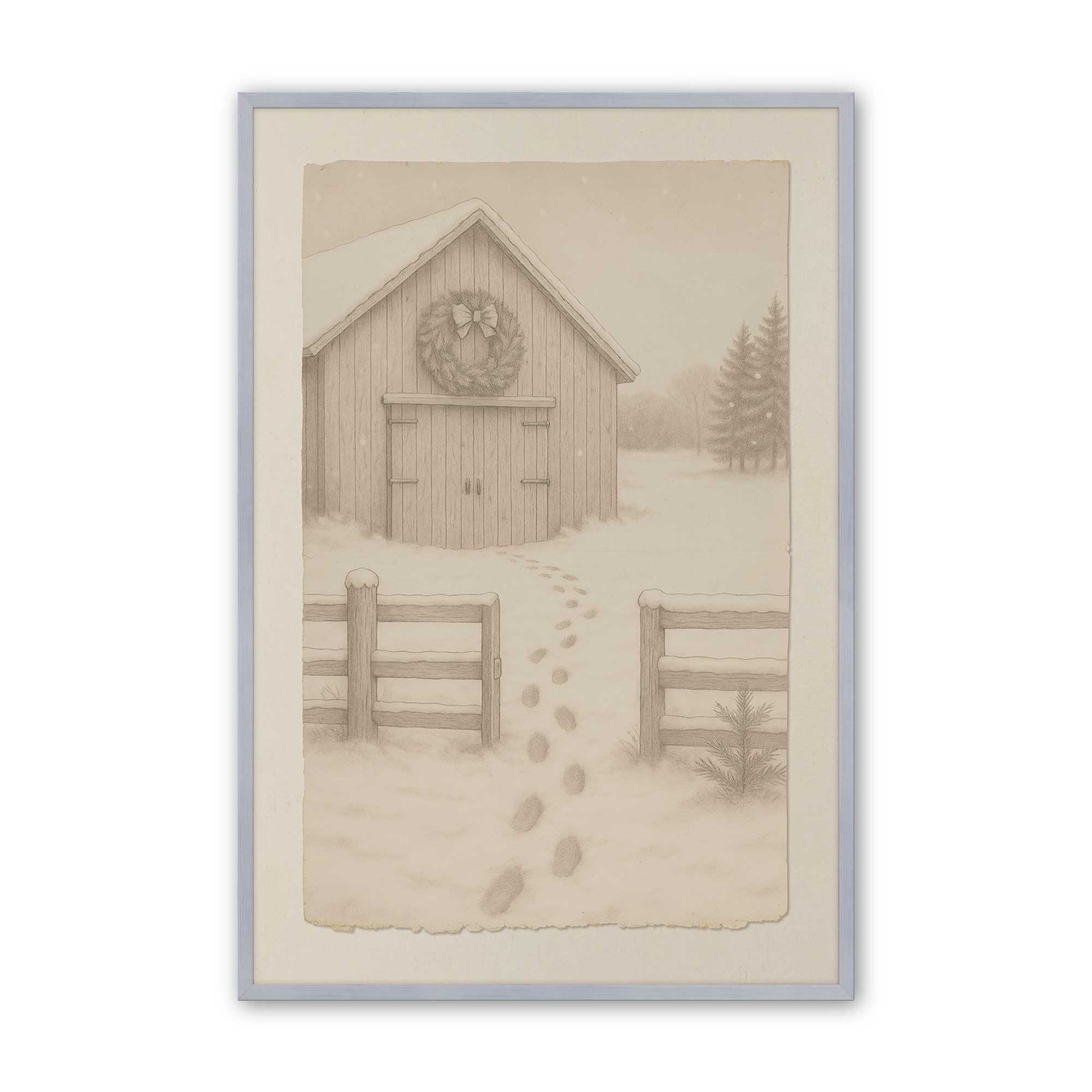 [Color:Polished Chrome], Picture of art in a Polished Chrome frame