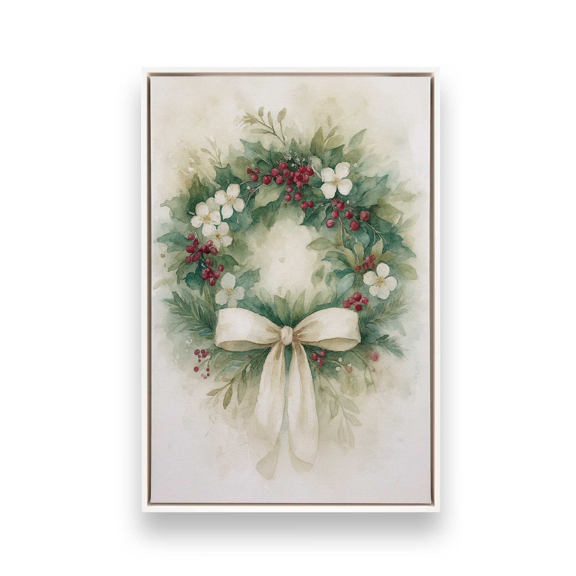 [Color:Opaque White], Picture of art in a White frame