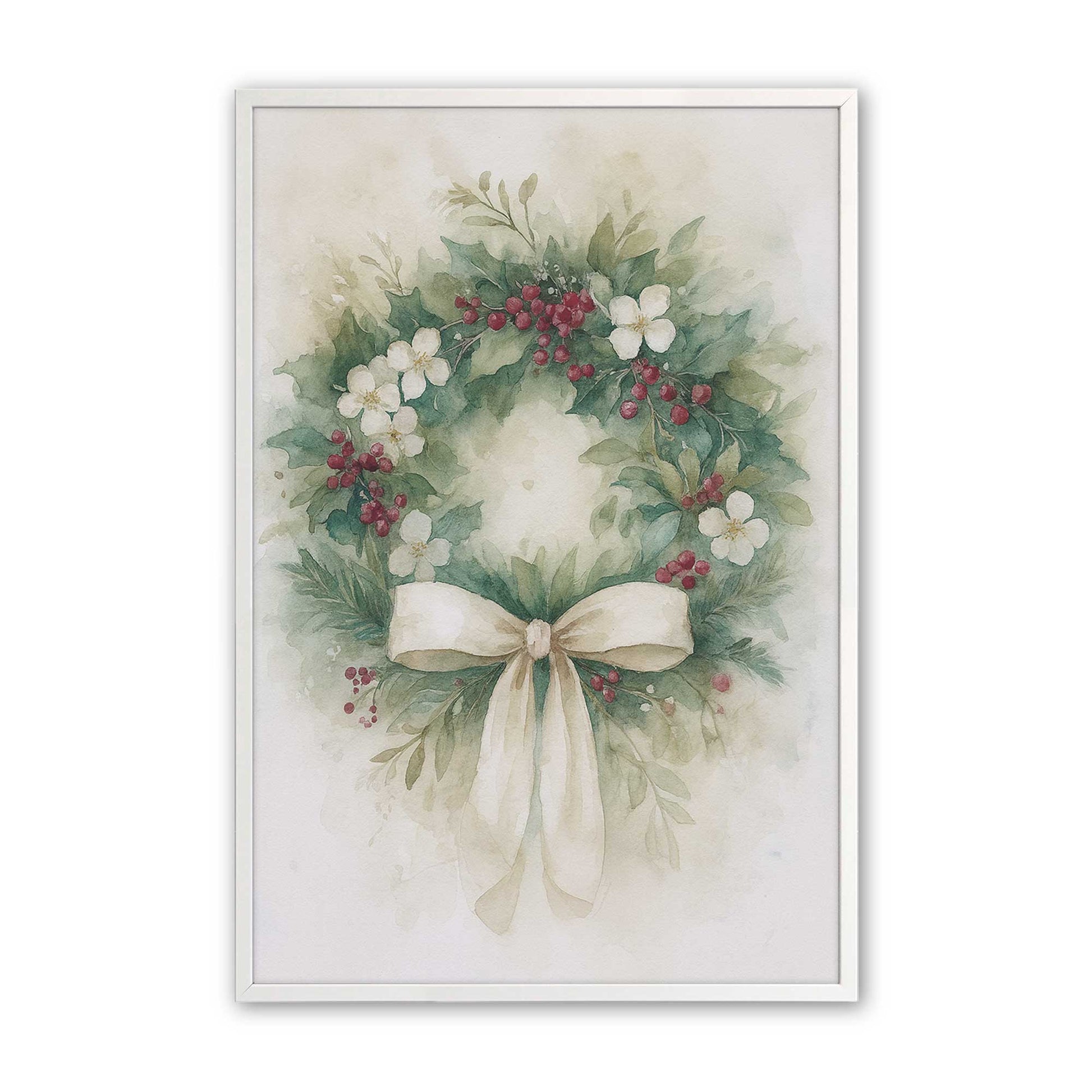 [Color:Opaque White], Picture of art in an Opaque White frame