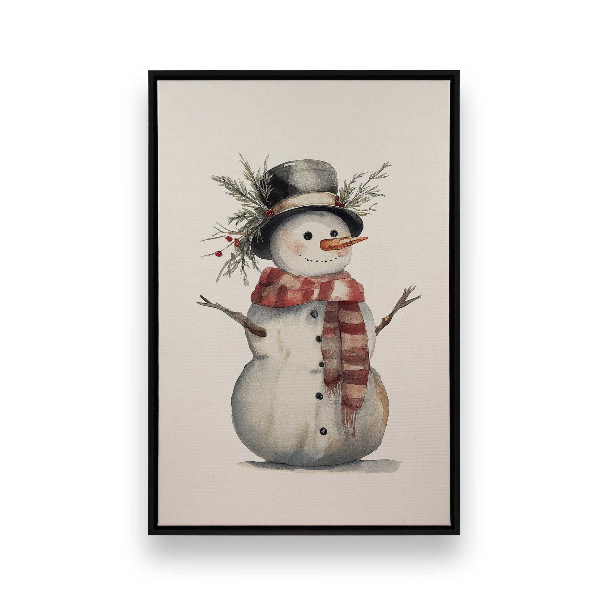 [Color:Satin Black], Picture of art in a Satin Black frame