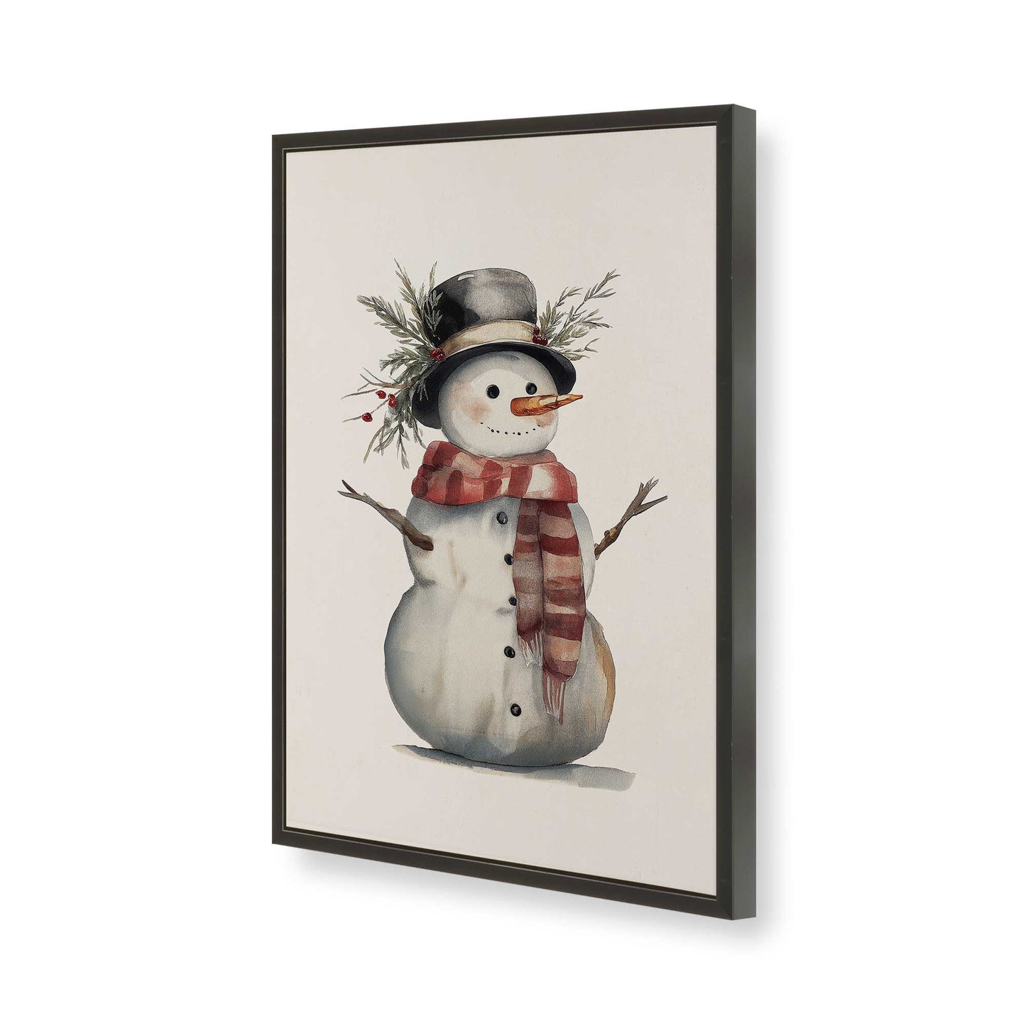 [Color:Satin Black], Picture of art in a Satin Black frame of the corner