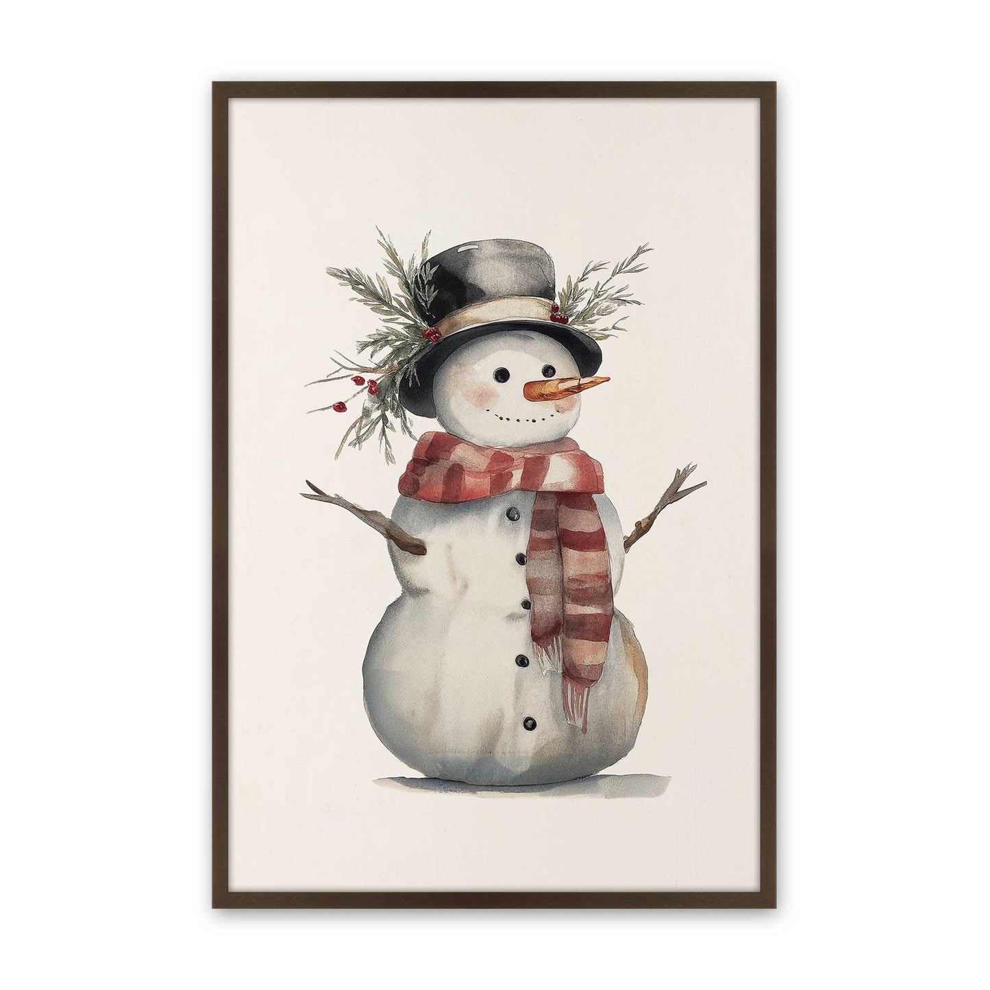 [Color:Belvinder Brown], Picture of art in a Belvinder Brown frame