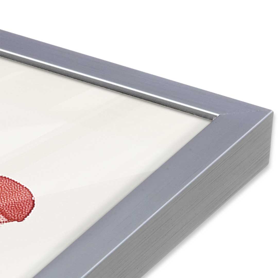 [Color:Polished Chrome], Picture of art in a Polished Chrome frame at an angle