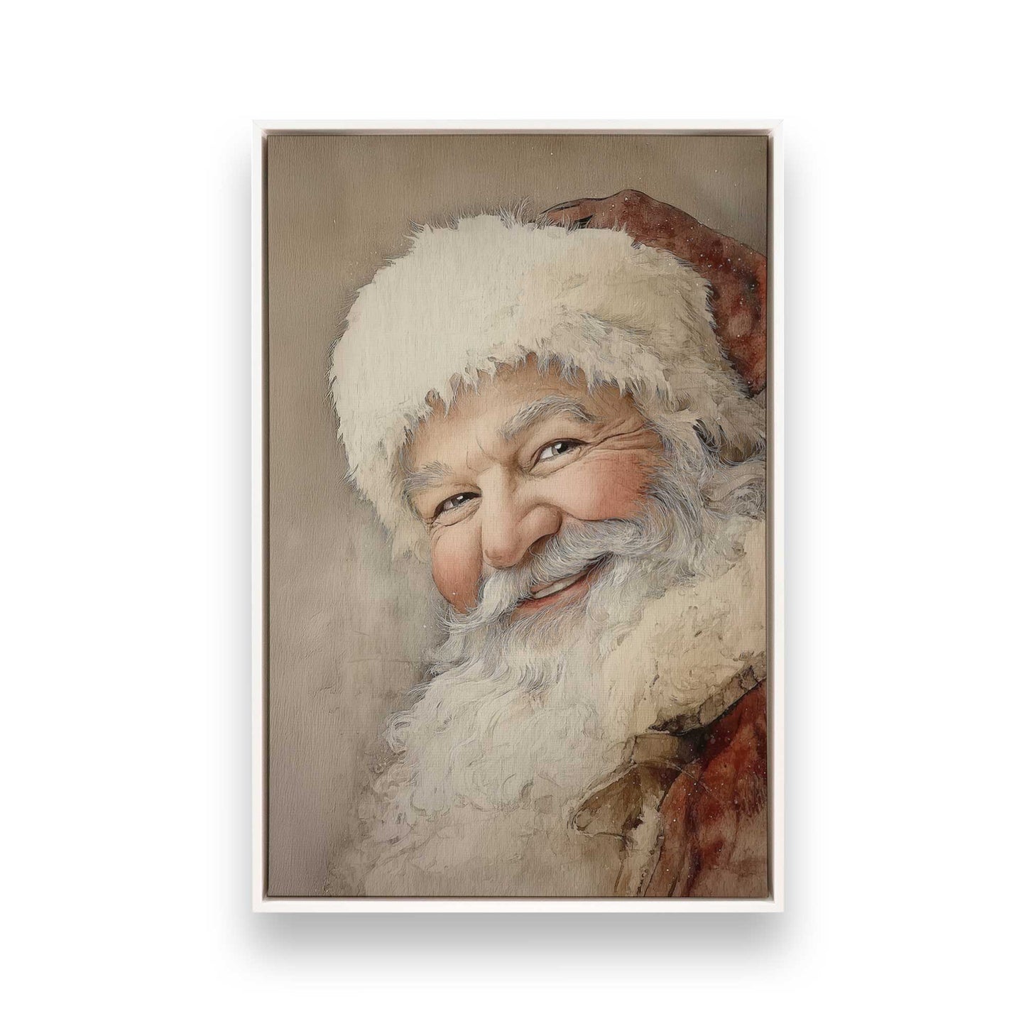 [Color:Opaque White], Picture of art in a White frame