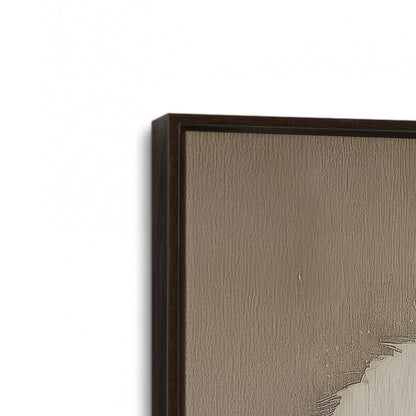 [Color:Espresso], Picture of art in a Espresso frame at an angle