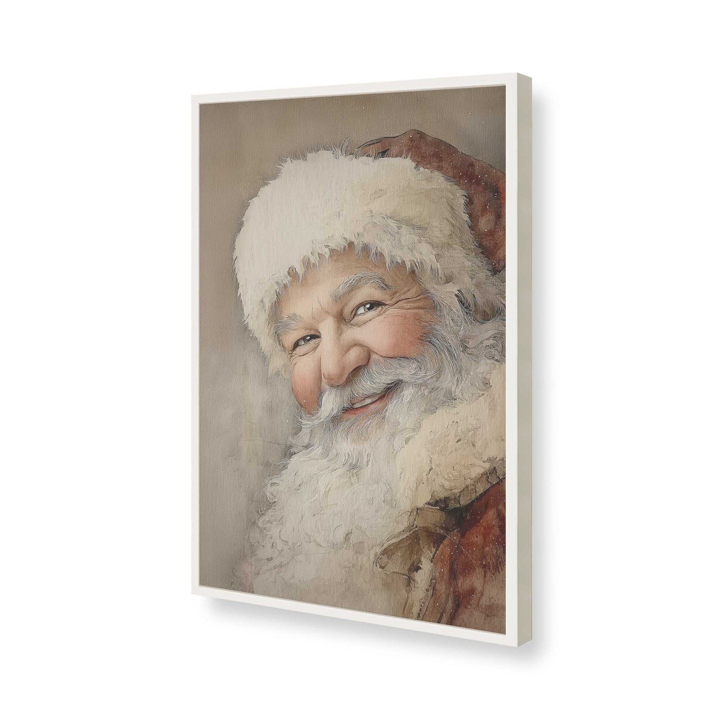 [Color:Opaque White], Picture of art in a Opaque White frame of the corner